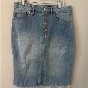 Banana Republic Light Blue Denim Skirt